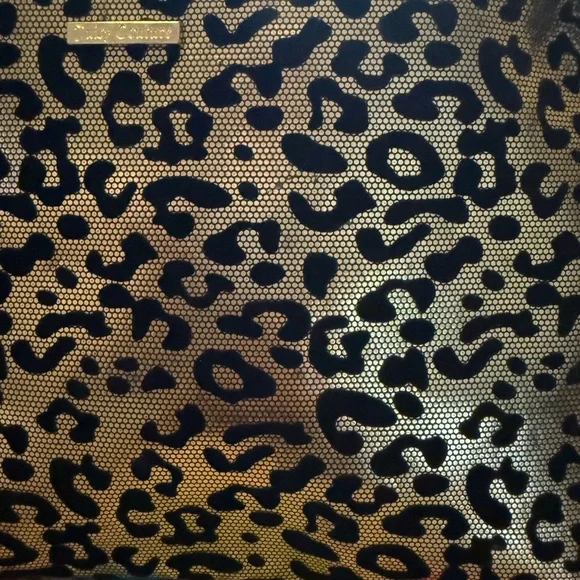 Gold Leopard Print Cosmetic Bag - Picture 3 of 7